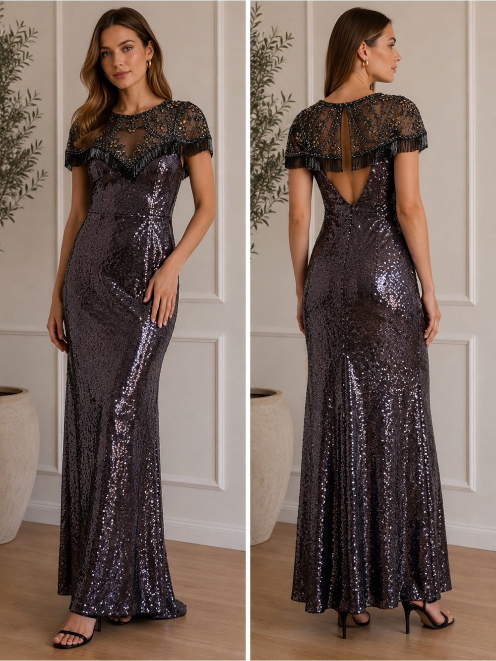 Beaded gown
